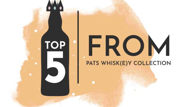 Five whiskies in our current whisky auction from Pats Whiskey Collection