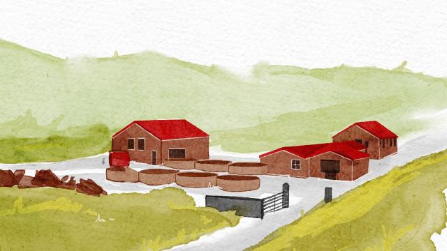 Illustration of Abhainn Dearg Distillery