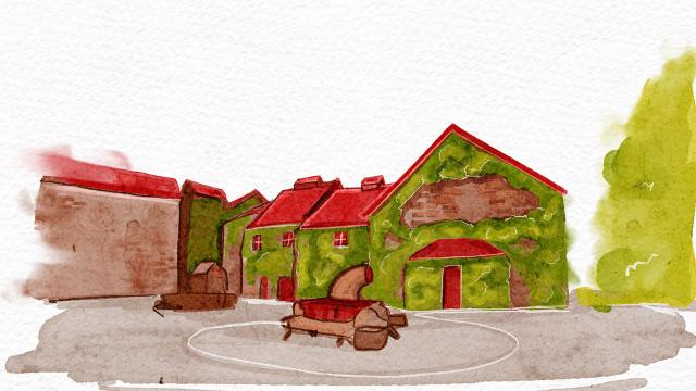 Illustration of Blair Athol Distillery