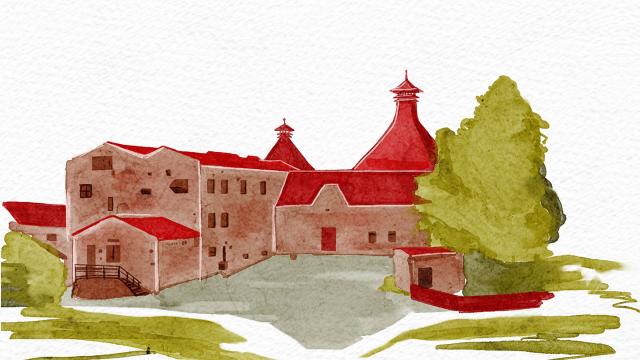 Illustration of Cardhu Distillery