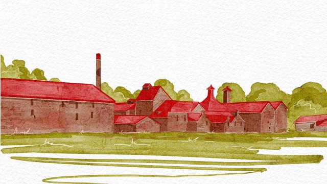 Illustration of Dalmore Distillery