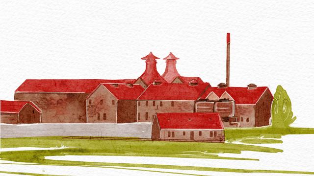 Illustration of Dalwhinnie Distillery