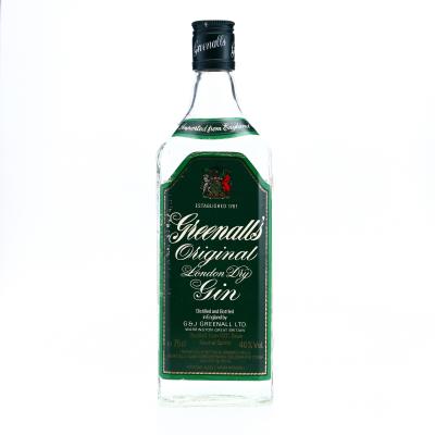 Greenall's Original London Dry Gin 1980s Greenall's Original London Dry Gin 1980s