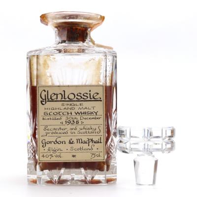 Glenlossie 1938 Gordon and MacPhail Decanter / Co. Pinerolo Import Glenlossie 1938 Gordon and MacPhail Decanter / Co. Pinerolo Import