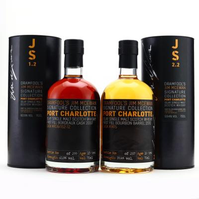 Port Charlotte Dramfool Jim McEwan Signature Collection 1.2 & 2.2 / Bottle #013 Port Charlotte Dramfool Jim McEwan Signature Collection 1.2 & 2.2 / Bottle #013