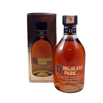 Highland Park 12 year old 75cl Gold Screen Print Label