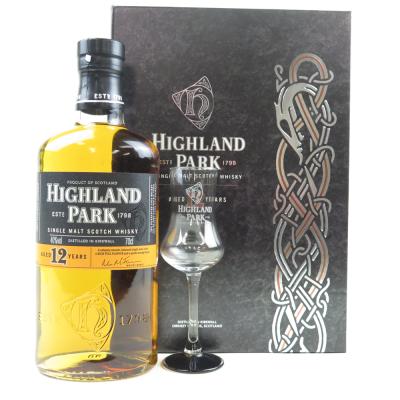 Highland Park 12 Year Old and Snifter Gift Set