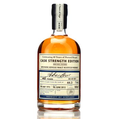 Aberlour 1975 Cask Strength 40 Year Old Batch #1 Aberlour 1975 Cask Strength 40 Year Old Batch #1