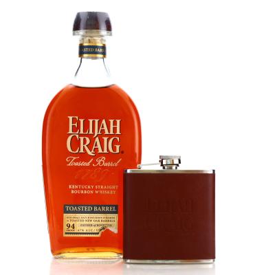 Elijah Craig Toasted Barrel with Hip Flask