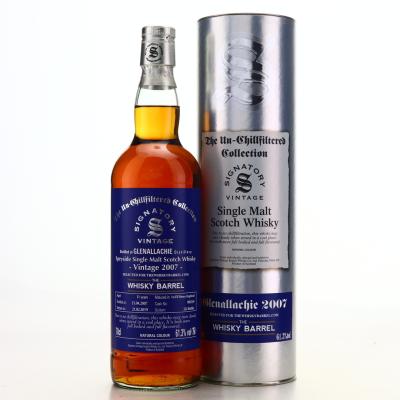 Glenallachie 2007 Signatory Vintage 11 Year Old / The Whisky Barrel