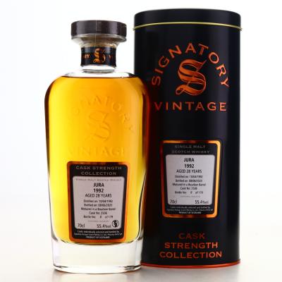 Jura 1992 Signatory Vintage 28 Year Old Cask Strength