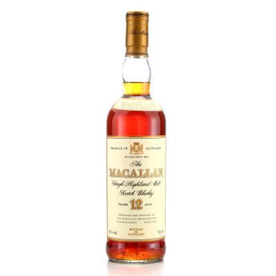 Macallan 12 Year Old 1990s / Euromarques & Euromarken Import