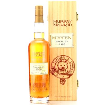 Macallan 1986 Murray McDavid 18 Year Old Mission