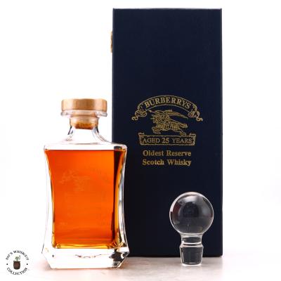 Burberrys 25 Year Old Oldest Reserve Scotch Whisky 1980s
