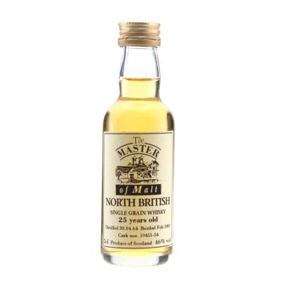 North British 1964 Master of Malt 25 Year Old Miniature