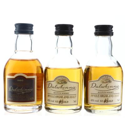 Dalwhinnie Miniature x 3 Dalwhinnie Miniature x 3