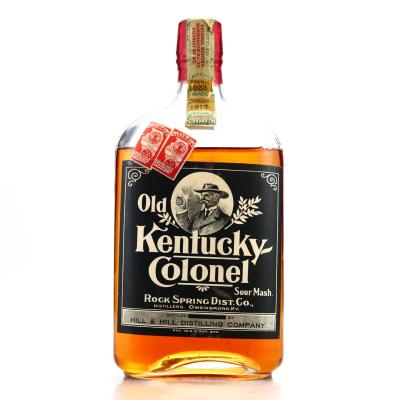 Old Kentucky Colonel 1917 Sour Mash Pint / Prohibition Era