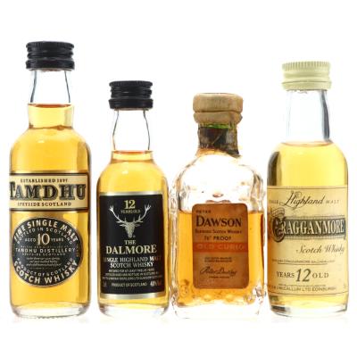 Scotch Malt & Blended Whisky Miniatures x 4 Scotch Malt & Blended Whisky Miniatures x 4