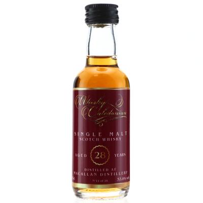 Macallan 28 Year Old Whisky Caledonian Miniature Macallan 28 Year Old Whisky Caledonian Miniature