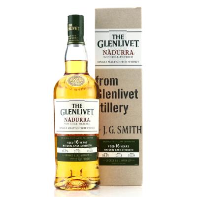 Glenlivet 16 Year Old Nàdurra Cask Strength Batch #0113V Glenlivet 16 Year Old Nàdurra Cask Strength Batch #0113V