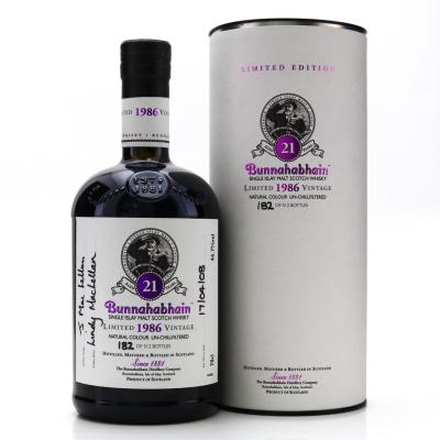 Bunnahabhain 1986 21 Year Old 