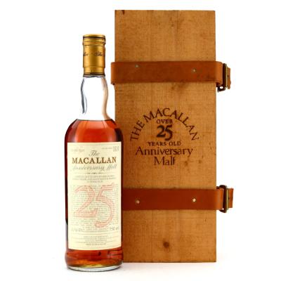 Macallan 25 Year Old Anniversary Malt 1980s / Premiere Wine Merchants, US Macallan 25 Year Old Anniversary Malt 1980s / Premiere Wine Merchants, US