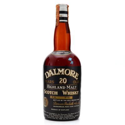 Dalmore 20 Year Old Duncan Macbeth 1960s