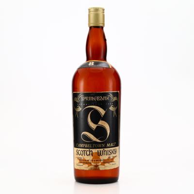 Springbank 8 Year Old 1 Litre 1980s / Duty Free