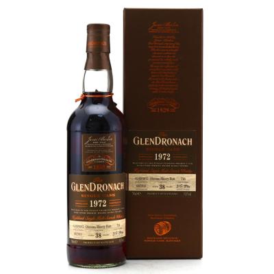 Glendronach 1972 Single Oloroso Cask 38 Year Old #718