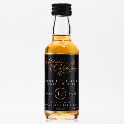 Macallan 12 Year Old Whisky Caledonian Miniature