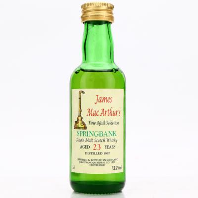 Springbank 1967 James MacArthur 23 Year Old Miniature