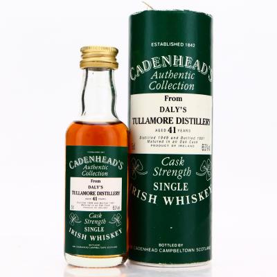 Daly's Tullamore 1949 Cadenhead's 41 Year Old Miniature