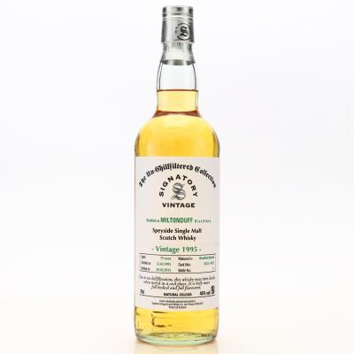 Miltonduff 1995 Signatory Vintage 19 Year Old