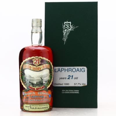 Laphroaig 1990 Silver Seal 21 Year Old / Sestante Collection - Auld Alliance
