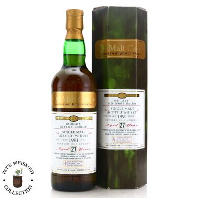 Glen Grant 1991 Hunter Laing 27 Year Old / Old Malt Cask 20th Anniversary