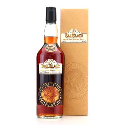 Balblair 1974 Single Sherry Cask 27 Year Old