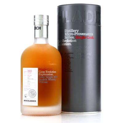 Bruichladdich 2003 Micro Provenance Single Calvados Cask 14 Year Old #10/179-1 / The Laddie Crew