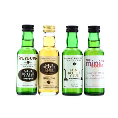 Mini Bottle Club Single Malt Miniatures 4 x 5cl