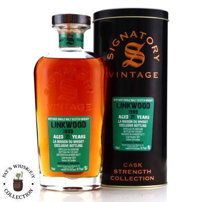 Linkwood 1989 Signatory Vintage 21 Year Old Cask Strength / LMDW