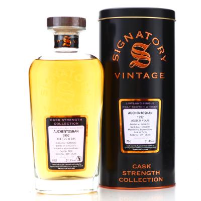 Auchentoshan 1992 Signatory Vintage 25 Year Old Cask Strength