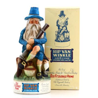 Old Fitzgerald Prime Bourbon Rip Van Winkle Porcelain Decanter 1971 / Stitzel-Weller