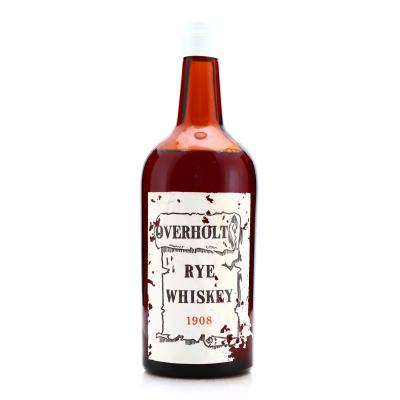 Overholt 1908 Rye Whiskey Quart / Pre-Prohibition