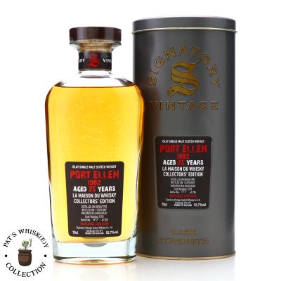 Port Ellen 1982 Signatory Vintage 25 Year Old Cask Strength / LMDW