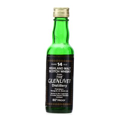 Glenlivet 14 Year Old Cadenhead's Miniature 1970s