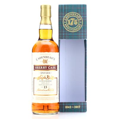 Mortlach 2003 Cadenhead's 13 Year Old Sherry Cask / 175th Anniversary