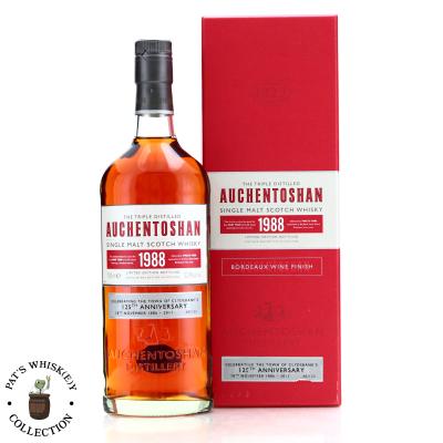 Auchentoshan 1988 Bordeaux Wine Finish / Clydebank 125th Anniversary