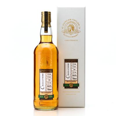 Cragganmore 1986 Duncan Taylor 25 Year Old Dimensions