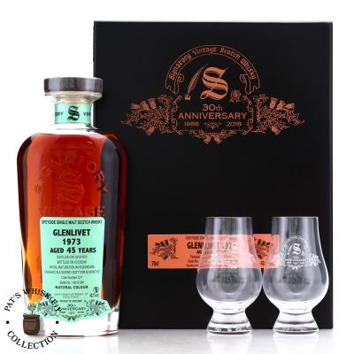 Glenlivet 1973 Signatory Vintage 45 Year Old Cask Strength / 30th Anniversary