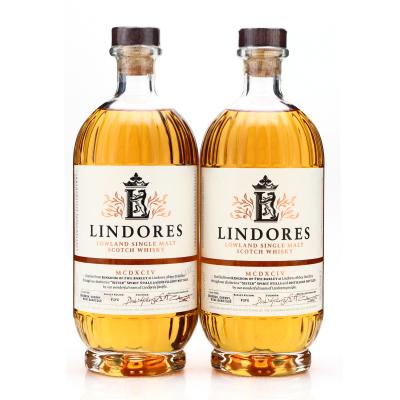 Lindores Single Malt and Commemorative First Release 2 x 70cl