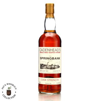 Springbank 1980 Cadenhead's Single Cask #187